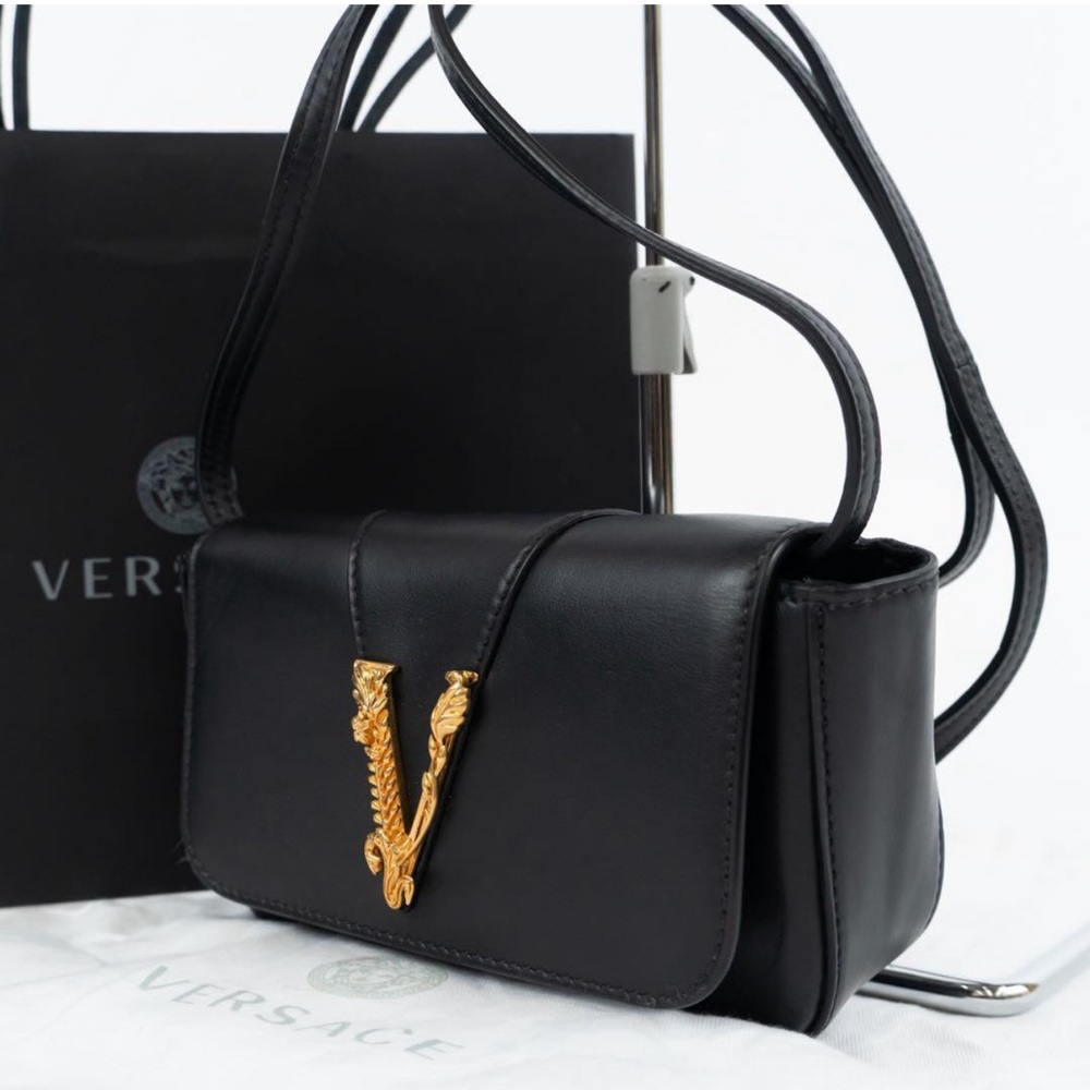 Versace Black and Gold Women's Bag